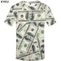 KYKU Dollar T Shirt Men Money Tshirts Gothic 3d T-shirt Funny T Shirts  Hop Tshirt Cool Mens Clothing 2018 Summer Top. 