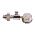 2X Scuba Diving Air Tank Pressure Testing Checker Din 232/300 Bar with 400Bar/6000Psi Gauge.