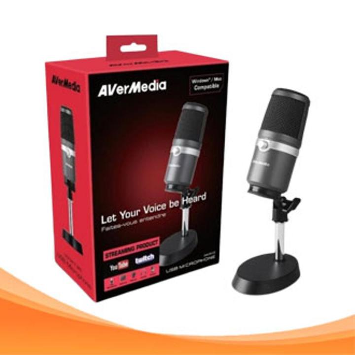 AVerMedia AM310 USB Microphone Black | Daraz.com.bd