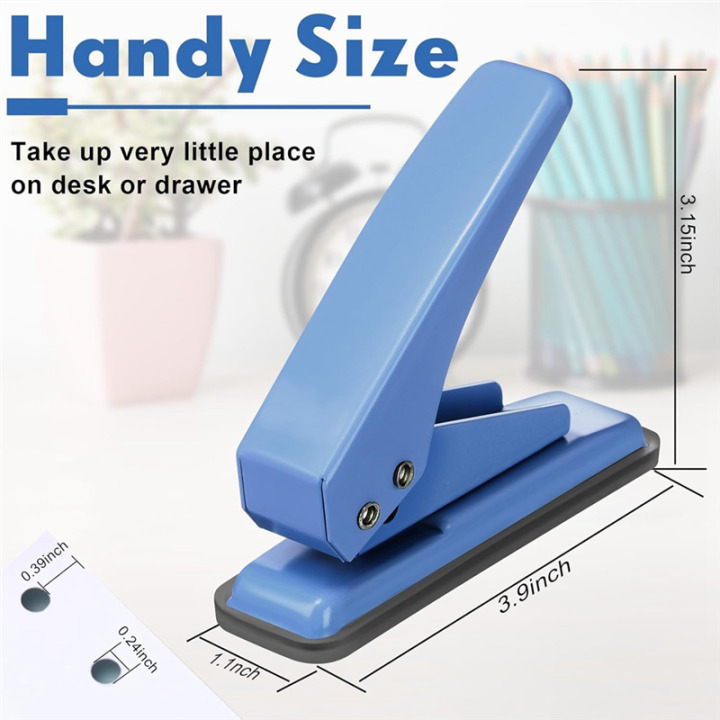 10%20Pcs%20Single%20Hole%20Punch%20with%20Lock%201%20Hole%20Paper%20Hole%20Punch%2020%20Sheet%20Capacity%20Handheld%20Paper%20Puncher%20with%20Anti%20Skid%20Base,%20-%20Image%202