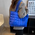 Large Capacity Winter Shoulder Bag New Solid Nylon Handbags Cotton Casual Tote Bags For Women Fashion Top Handle Bag.