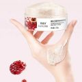 Exfoliating Scrub Pomegranate Seed Tender Skin Body Deep Cleansing Remove Dead Skin Softens Cuticles Whitening Shrink Pores 200g. 