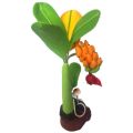 Bonsai Banana Tree Artificial Clay Plants Decoration Interior Showpiece Small Size - (9 inch) - Home Decoration Item. 