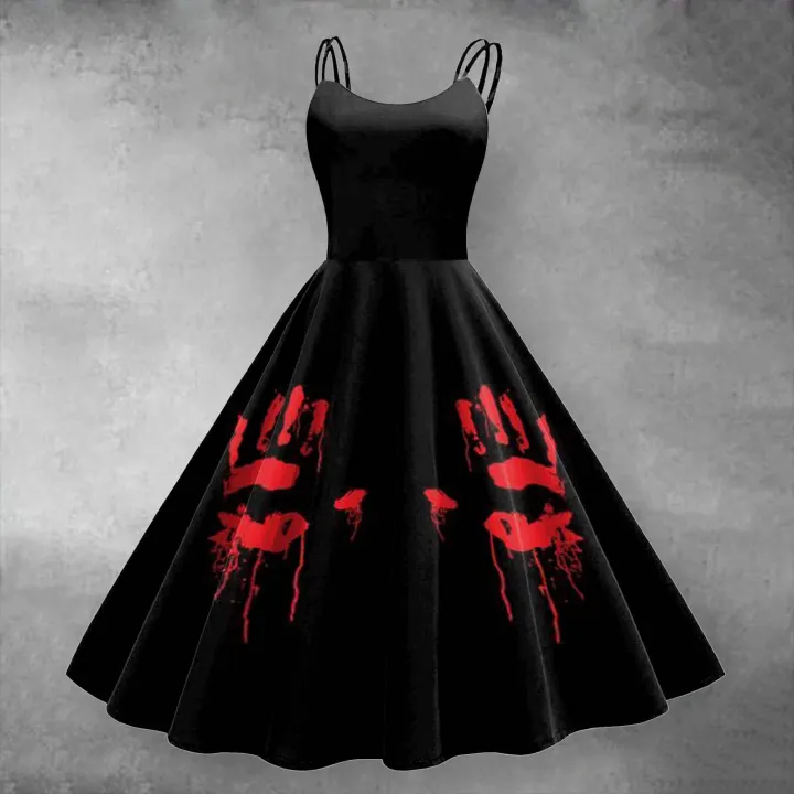 Tie-Dye%20Blood%20Halloween%20Print%20Women%20For%20Costume%20Vampire%20Bloody%20Ghost%20Dress%20Masquerade%20Cosplay%20Horror%20Bride%20Sleeveless%20Vestidos%20-%20Image%206
