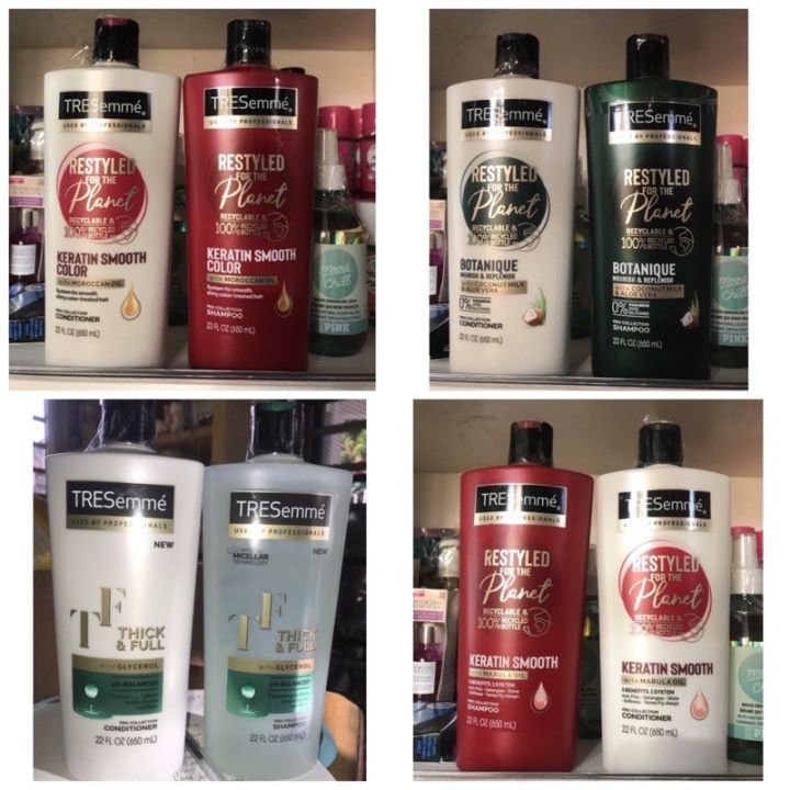 Tresemme%20Keratin%20Smooth%20Molecular%20Keratin%20Complex%20Shampoo%20+%20conditioner%20400%20ml%20(UAE)%20-%20Image%202