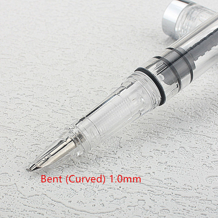 Lanbitou%20Transparent%20Fountain%20Pen%20Bent%201.0mm%20Hooded%20Nib%20Piston%20Filler%20Ink%20Pens%20for%20Writing%20School%20Office%20Supplies%20Stationery%20-%20Image%202
