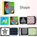 NYT Temall Soft Baby Cloth Book Infant Educational Black White Cognize Cloth Book Toy. 