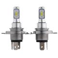 H4 9003 HB2 LED Headlight Bulbs Kit High Low Beam Bright 35W 4000LM 6000K White.
