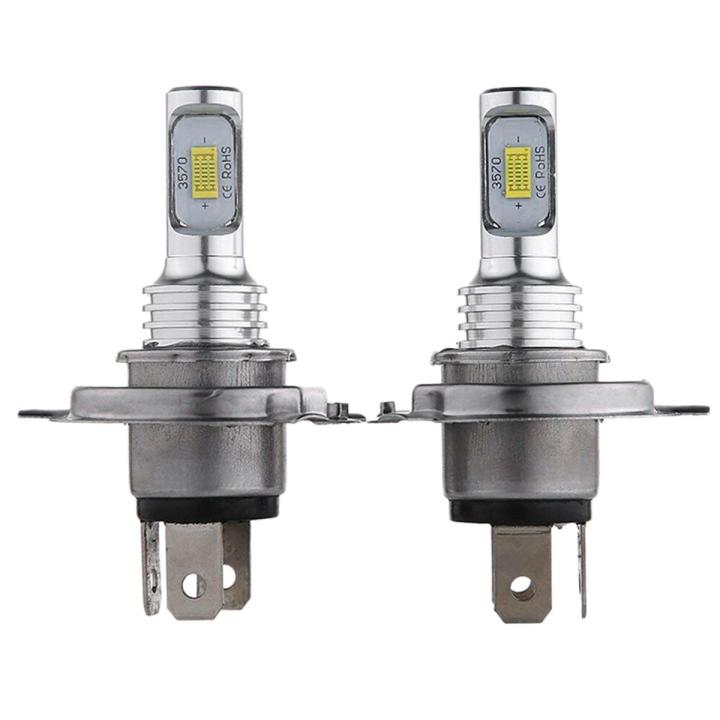 H4 9003 HB2 LED Headlight Bulbs Kit High Low Beam Bright 35W 4000LM 6000K White