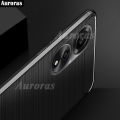 For OPPO A38 4G Phone Case Carbon Fiber Soft TPU Silicone Anti-fingerprint Shockproof Business Protection for OPPO A38 Cover Casing HP. 