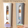 Underwear Organizer Closet Wall Hanging Box Panties Storage Boxes Wardrobe Household Socks Holder Garbage Plastic Bag Dispenser.