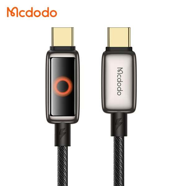 Mcdodo CA-668 USB-C to USB-C 100W Auto Power Off Cable with Holo ...