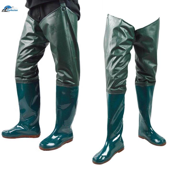 Nylon%20Fly%20Coarse%20Fishing%20Hip%20Waders%20With%20Boots%20Wading%20Sock%20Boots%20Stocking%2037%20-%20Image%206