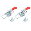 Pull Latch Toggle Clamp, Heavy Duty Toggle Clamp Safe 2Set Iron Easy Grip GH 40323 Fixtures for Machinery. 