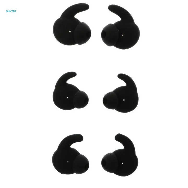 3x3 Pairs Silicone Earbuds Tips Cover for HUAWEI Honor AM61 Sports Headset