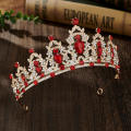 Sparkling tiara crown Intricate embellished Delicate headband Handcrafted Elegant Baroque bride tiaras for Wedding Bridal party Prom Pageant Special occasions. 