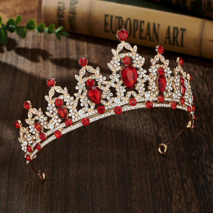 Sparkling%20tiara%20crown%20Intricate%20embellished%20Delicate%20headband%20Handcrafted%20Elegant%20Baroque%20bride%20tiaras%20for%20Wedding%20Bridal%20party%20Prom%20Pageant%20Special%20occasions%20-%20Image%209