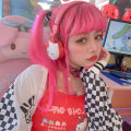 Kawaii Y2K Hello Kitty Wireless Bluetooth Headphones With Mic Noise Cancelling Headsets Stereo Sound Kuromi Earphones Sports.