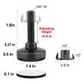 8Pcs Furniture Levelers Heavy Duty Furniture Leveling Feet Adjustable Leg Levelers for Cabinets Tables Chairs Raiser - iron table. 