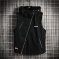 Mens Sleeveless Jacket Fashion Vests Men's Waistcoat Casual Autumn Black Outwear Oversize 5XL 6XL 7XL. 