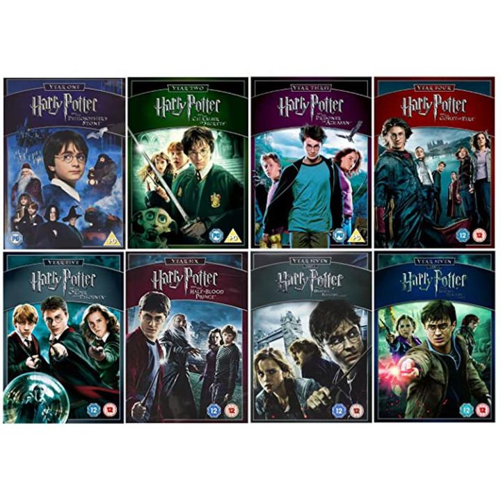 Harry Potter Series 1 - 8 Books Set By Jk Rowling High Print Copy