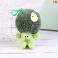Cute Vegetable Broccoli Plush Stuffed Doll Couple Keychain Bag Pendant Kid Gift.