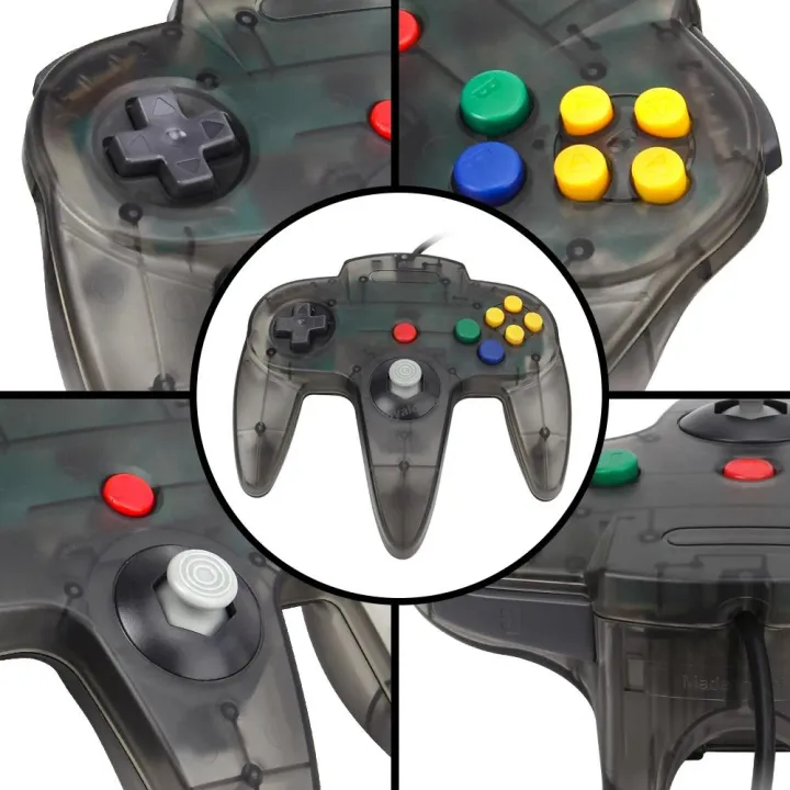 Console%20Game%20Controller%20System%20for%20Stick%20Retro%20Video%20Game%20Controller%20Game%20Control%20Wired%20Remote%20Control%20Game%20for%20N648%20Colors%20Suitable%20Controller%20Classic%20N64%20Control%20-%20Image%206