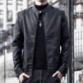 Fashion Classic Faux Pu Fashion Leather Jacket Biker Men Coats Top Grade New Brand Designer Streetwear Casual Mens Clothing. 