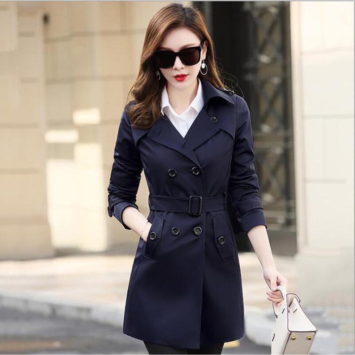 Korean Trench Coat Women New Spring Autumn Women's Korean
