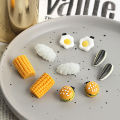 Funny Simulation Food Hair Clip Barrette Seeds Corn Hamburger Hair Acc Cuilei.