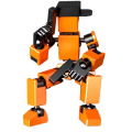 Articulated Robot Action Figure Mini Mechanical Model Ideal Desk Gift for Collectors C. 