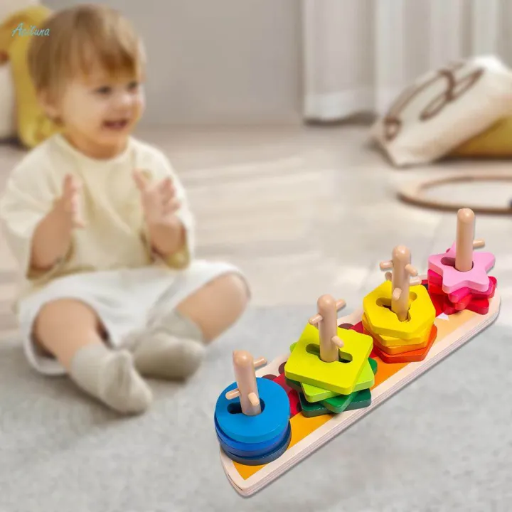 Wooden%20Sleeve%20Column%20Toys%20Sorter%20Toys%20Geometric%20Shapes%20Boys%20Girls%20Gifts%20Green%20-%20Image%202