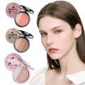 3 Color Contouring Powder Rose Pink Bronzer Palette Long Lasting Natural Stereoscopic Face Shading Powder Contour Powder Palette. 