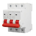 Circuit Breaker, 750V 25A Short Circuit Protection DC Circuit Breaker 3P Easy Installation for Ship.