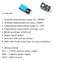 New Temperature and Relative Humidity Sensor DHT11 Module with Cable for arduino Diy Kit. 