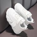 Children Casual Shoes Fashion Girls Sneakers PU Leather Daily Soft Casual Sneakers 6 To 12 Year Sports Tenis Shoes for Girl.