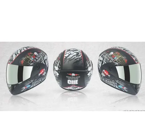 Gliders%20Jazz%20Full%20Face%20Matt%20Black%20Red%20Certified%20WHITE%20VISOR%20HELMET%20-%20Image%203