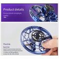 Flynova Mini Hand Control UFO Drone Aircraft Flying Spinner finger Gyro game Toys Upgrade Led Fingertip Flight Gyro Toy Boomerang Soaring Helicopter Fidget Toy Beybladeset Gyrotoy. 