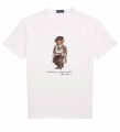 Polo Ralph Lauren Round Neck T-Shirt Men's Polo T-Shirt Bear Pony - White.