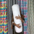 Exclusive Fiber Bolster Pillow, Cotton Fabric, White (22"X24"), 1 Pcs. 