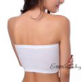 Emmababy Double Layers Plus Size Strapless Bra Bandeau Tube.