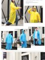 【Alien Alien】 New Reusable Transparent Long Raincoat Men Women Waterproof Rainwear Outdoor Jacket Unisex Cycling Hiking Rain Gear Coat. 