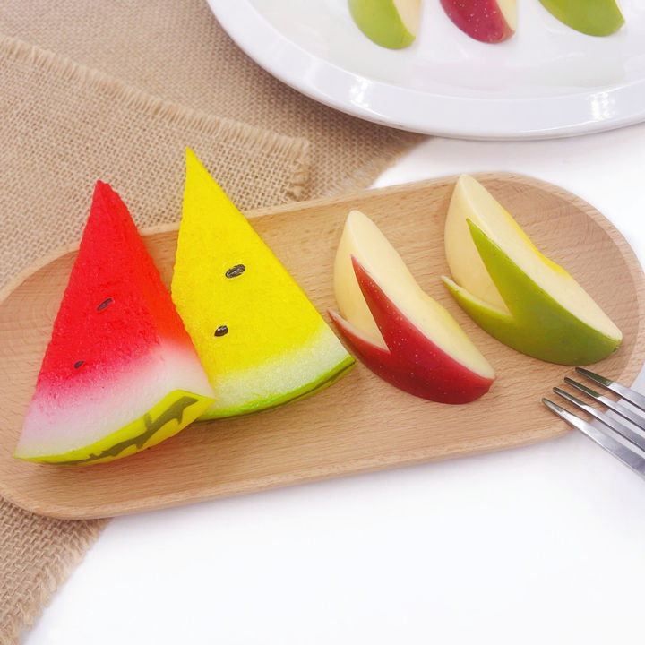 Little Red Book, the same style of Eternal Night Starry River, Little Rabbit, Apple Slice with Slice of Watermelon, Model Simulation Fruit Salad DIY Pack