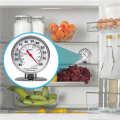 4X Stainless Refrigerator Thermometer Freezer Temperature Gauge Mini Thermometer Grill for Home Kitchen Food.