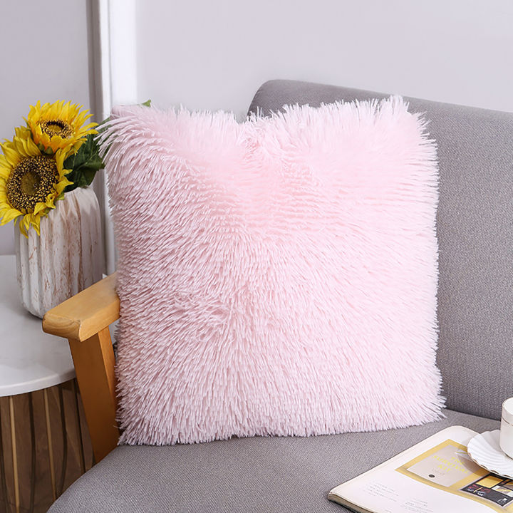 Cushion%20Cover%20Fluffy%20Widely%20Applied%20Square%20Shaped%20Decorative%20Plush%20Sofa%20Pillowcases%20for%20Couch%20-%20Image%204