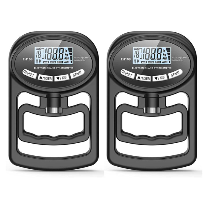TWEXQNY 2X 265 Lbs / 120Kgs Hand Dynamometer Grip Strength Trainer