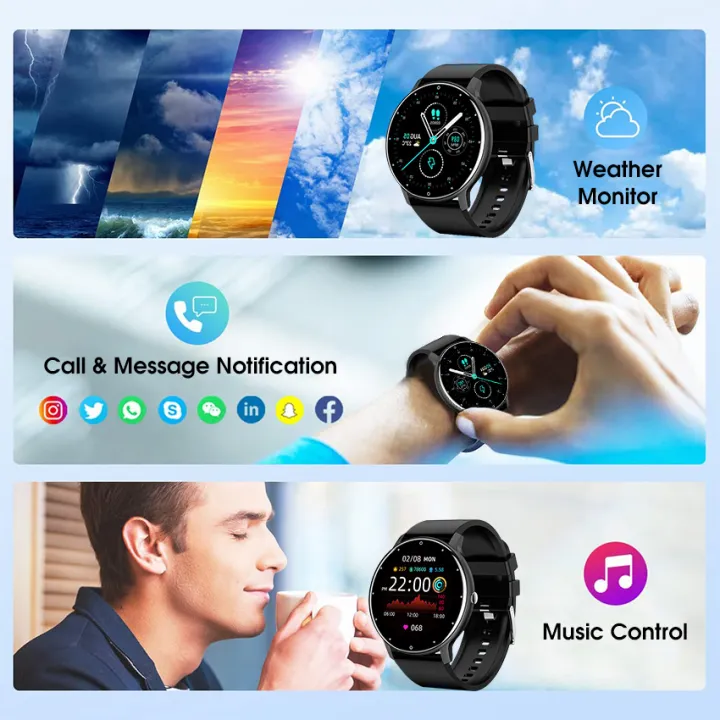 DoomHot%201.28%20Inch%20Smart%20Watch%20Activity%20Heart%20Rate%20Monitor%20Men%20Women%20Full%20Touch%20Screen%20Sport%20Fitness%20Call%20Watch%20IP67%20Waterproof%20Watch%20Bluetooth%20Sleep%20Watches%20For%20Android%20-%20Image%205