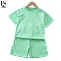 Elegantstunning 2 Pieces Summer Children Sports Suit Short Sleeved T-shirt Shorts Quick-drying Sportswear Set For 3-8 Years Old Boys.