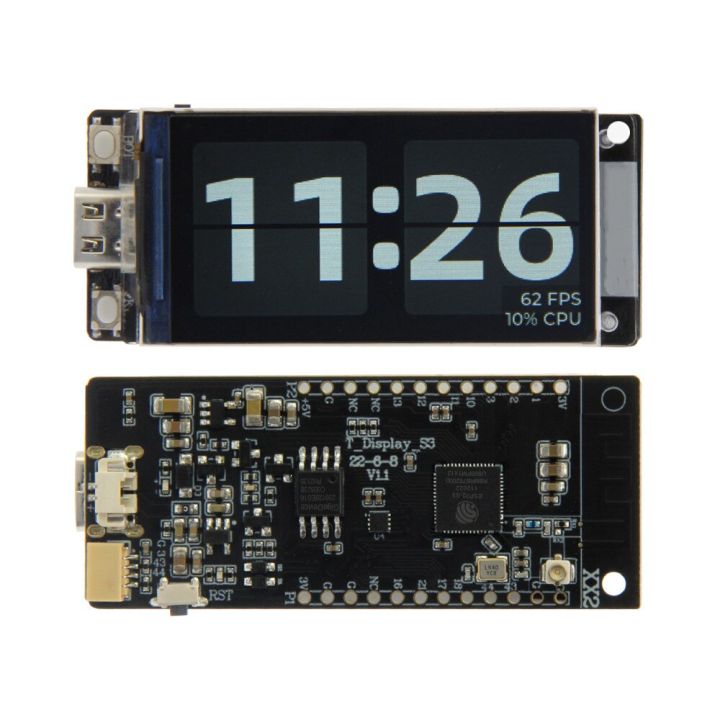 T-Display-S3%20ESP32%20S3%20with%201.9%20inch%20ST7789%20LCD%20Display%20Development%20Board%20Bluetooth5.0%20Wireless%20Module%20170*320%20Resolution%20-%20Image%203
