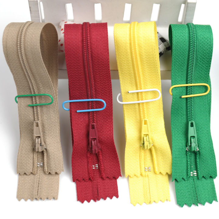 10pcs/bag%2020cm%20Color%20Nylon%20Zipper%20For%20General%20Household%20Life%20Hand-Sewing%20Clothing%20Accessories%20-%20Image%206